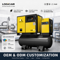 Compresseur d'air électrique LOGICAIR triphasé 50 Hz/60 Hz, type à vis rotative, avec sécheur d'air pour découpe laser