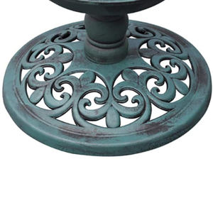 Décoration de jardin multifonctions, socle pour oiseau, mangeoire avec lumière solaire, pour hôtel - Product Image 6