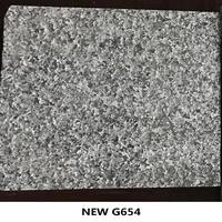 Nouveau revêtement de sol en granit G654 flammé, antidérapant, écologique, gris foncé, moderne, pour cuisine, salle à manger, extérieur, salle de bain, escalier