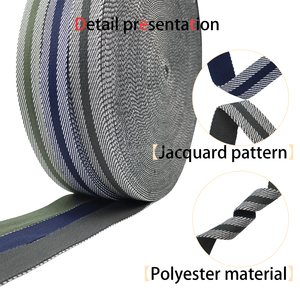 Tali Webbing Poliester Bergaris Tebal <span class=keywords><strong>3</strong></span>.8cm, Tali Anyaman Tahan Lama dan Anti-Selip, Tali Bahu Multifungsi - Product Image 5