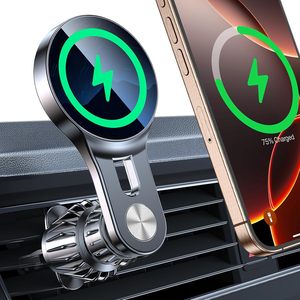 <span class=keywords><strong>Cargador</strong></span> Inalámbrico Magnético para Auto de Alta Resistencia, Brazo Largo y Robusto, Carga Rápida de 15W, Imán Fuerte Sin Caídas, Compatible Universalmente con Todos los Teléfonos Inteligentes - Product Image 4