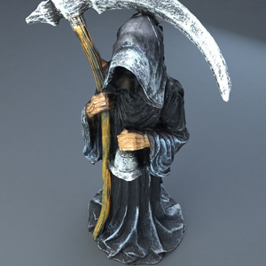 Regalos festivos <span class=keywords><strong>Hell</strong></span> Reaper adorno de resina Estatua de la Muerte Santa esculturas de Santa Muerte moldes de resina para la decoración del hogar de Halloween - Product Image 3