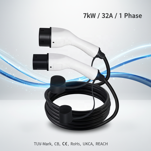 Nouveau câble de charge pour véhicules <span class=keywords><strong>électrique</strong></span>s Stellar.Auxus Mode 3 Type 2 vers Type 2 32A 1 phase 7KW - Product Image 1