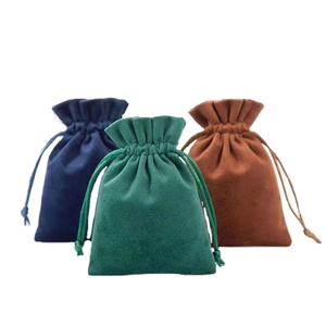 Suede Gift Pouch Jewelry Packaging Display <b>Makeup</b> Organizer <b>Drawstring</b> Storage <b>Bag</b> - Product Image 1