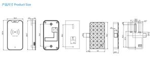 Système de casier intelligent pratique S-2022-04IC, Serrure intelligente CartLock, Serrure électronique numérique S-2022-04IC, Serrure électronique S-2022-04IC - Product Image 3