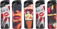 Cigarette électronique en plastique Dongyi ISO9994, nouveau style, logo personnalisé, briquet portable pas cher DY-068