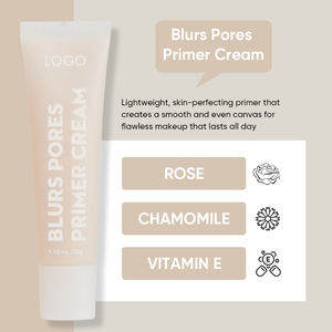 Oem Odm Skincare Smooth Canvas Rose Vitamin E Borrador de poros instantáneo Crema <span class=keywords><strong>mate</strong></span> facial Primer de maquillaje transparente - Product Image 2