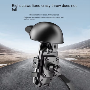 Tám móng vuốt Hợp kim nhôm nắp xe đạp không thấm nước điện thoại di động xe đạp điện di động khung di động xe máy Mũ bảo hiểm điện thoại chủ - Product Image 3