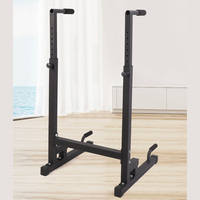 Station de Squat Réglable pour la Maison avec Barre de Traction, Barres Parallèles et Station de Pompes – Équipement de Fitness Intérieur