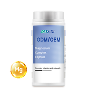 Capsule de complexe de magnésium CAXIN |   Complément de magnésium à absorption élevée