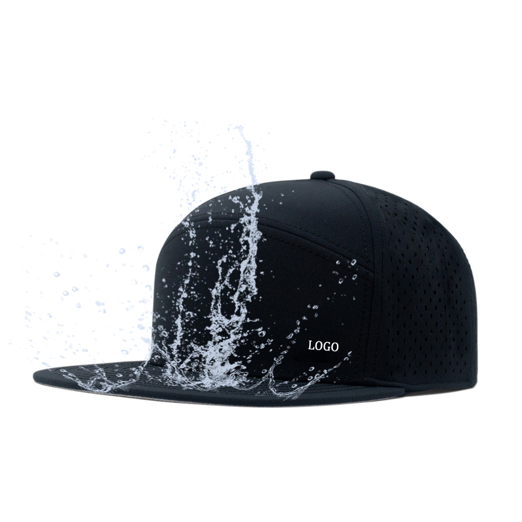 Оптовая продажа, Мелин, плоская кепка, кепка с плоскими полями, Casquette Gorras, лазерная резка, перфорированная 6-панельная Водонепроницаемая быстросохнущая задняя крышка