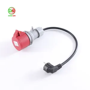 EV sạc Adaptor từ 16 một Schuko cắm để 16-32 một Cee khớp nối 5-Pin ổ cắm cho 3 giai đoạn 16A đến 1 giai đoạn 16A Adapter