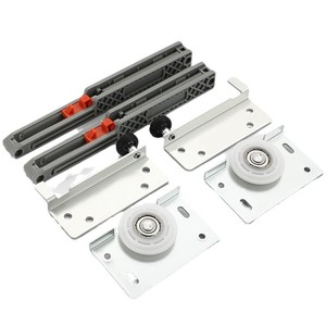 Roulette de porte coulissante Kaishengxi avec roulement à billes en acier et roue en nylon pour rail de porte de placard, fonctionnement silencieux et fluide - Product Image 2