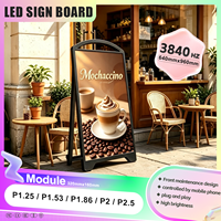 Pantalla LED Plegable P3.076, Cartel Publicitario Digital a Todo Color para Stand de Ferias Comerciales