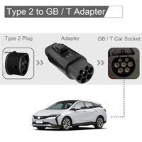 Adaptateur de connecteur EV portable de type 2, station de recharge pour véhicules électriques chinois vers GB/T, recharge en Europe, AC 230V