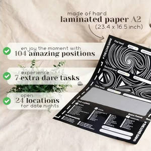 Настольная игра для пар на День святого Валентина: Забавная и дерзкая карточная игра-скретч для взрослых - Product Image 1