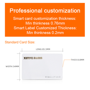 <span class=keywords><strong>Mifare</strong></span> cổ điển <span class=keywords><strong>1K</strong></span> 13.56MHz RFID trống thẻ PVC - Product Image 4