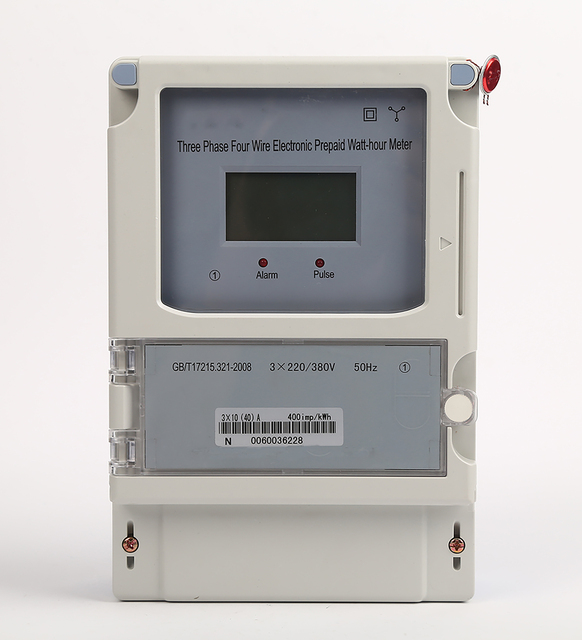 DTSY3666 Three Phase Four Wire Smart Card  Remote Power Meter KWH Meter Prepaid Postpaid Energy Three Wires Energy Meter