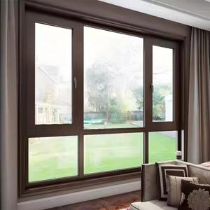 Fenêtres en aluminium à rupture <span class=keywords><strong>de</strong></span> pont thermique pour maisons, fenêtres en verre DQ20, fenêtres en aluminium à double vitrage, portes - Product Image 4