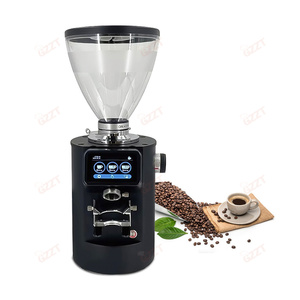 90mm Burr Máy xay cà phê tự động 3.5lbs Phễu chống nhảy đậu điều chỉnh độ dày cafe Máy mài thương mại cafe - Product Image 4