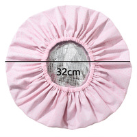 Vente en gros usine – Bonnet de douche/bain personnalisé, décontracté, réutilisable, imperméable, élastique, 100 % polyester à carreaux, avec doublure en feuille d'aluminium