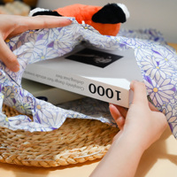 Jouet en peluche porte-clés avec sac écologique fermeture éclair renard peluche conception pliable sac à provisions sac d'épicerie personnalisé