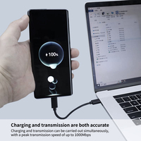 Câble USB-C ITGZ 10 Gbps 60 W, cordon de charge rapide 3 A, Type-C vers USB-A, câble de synchronisation de données, station d'accueil