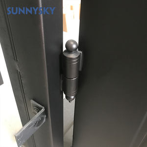 Portes en fer forgé doubles sans cadre en forme <span class=keywords><strong>d</strong></span>'arche en métal en gros avec verre - Product Image 3