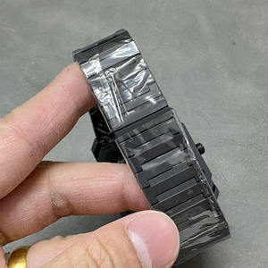 BV-Style 7mm Ultra-Thin Unisex All-Black Titanium Sapphire Crystal Mechanical ETA Movement 3BAR Waterproof 'Black <b>Watch</b> <b>Watch</b> - Product Image 5