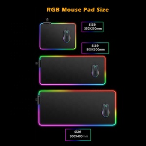 Tapis de souris de jeu RGB Poke-mons Squirtle, tapis de bureau pour PC, tapis de souris lumineux, tapis de <span class=keywords><strong>clavier</strong></span>, tapis de table avec dérivés d'anime - Product Image 6