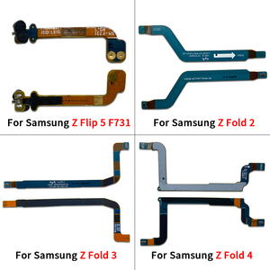 สายอ่อนสัญญาณสำหรับ Samsung Z <span class=keywords><strong>flip</strong></span> 2 3 4 <span class=keywords><strong>5</strong></span> Z พับ2 3 4 <span class=keywords><strong>5</strong></span> F700 F707 F711B F721ช่อง F731สายสัญญาณเสียงโทรศัพท์อะไหล่ - Product Image 3