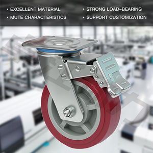 Stuhl auf schwarzem PVC-Schwenk-Agv-Rad Beige Räder Versteckte M16 Medical Appliance Einstellbare horizontale Zenon-Köder-Gabelstapler rollen - Product Image 2