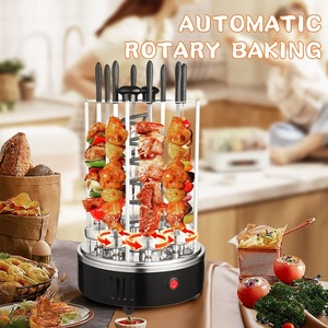 Barbecue électrique Dsp, 16 brochettes, acier inoxydable, portable, cuisson en plein air, avec commande par bouton, 1201W, 220V, prise européenne - Product Image 5