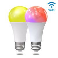 Lampadina LED Smart WiFi E26 E27 Multicolore Dimmerabile con Controllo Vocale