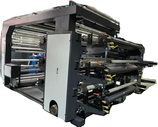 Full Automatic Four Colours Flexo Flexographic Printing Machine Flexo Label Printing Machine for Paper Printer Cloths Printer