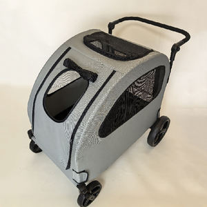 चीन प्रीमियम अतिरिक्त मध्यम और बड़े कुत्ते के स्ट्रेलर बहुमुखी xl फोल्डेबल और वाटरप्रूफ डॉग स्ट्रेलर - Product Image 2