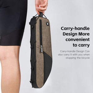 Sac de rangement pour vélo de route et VTT WEST BIKING, imperméable, pour tube avant, sac de cadre de vélo, sac de tube supérieur pour cyclisme - Product Image 6