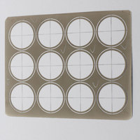 Jumelles télescopique vue croix motif barre creuse fil réticule matériau chromé 21/19mm objectif lentille OEM/DONTOP NO.498