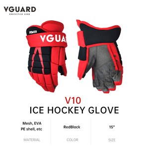 Prix de gros, haute qualité, gants de hockey sur roulettes et de hockey sur glace VGUARD V10 <span class=keywords><strong>15</strong></span> pouces pour adultes et seniors - Product Image 2
