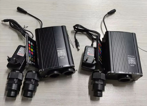 18W RGBW <span class=keywords><strong>LED</strong></span> Twinkle bầu trời đầy sao xe ánh sáng sợi quang Bộ dụng cụ 500Pcs 3 mét 0.75mm với ứng dụng kiểm soát IP20 xe mái - Product Image 5