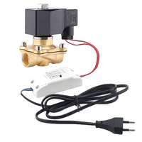 Vente directe d'usine DN08-DN50 Vanne solénoïde en laiton à commande à distance par téléphone portable Fonction Wi-Fi Normalement fermée pour le contrôle de l'eau