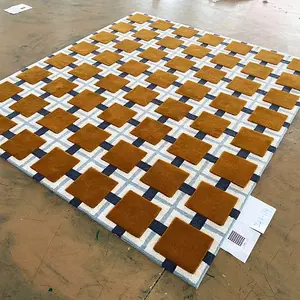 Nz Chambres Côté Lit Et Soie Grande Taille Art Déco Artisanat De Luxe En Laine Faite À La Main Tapis <span class=keywords><strong>Mur</strong></span> À <span class=keywords><strong>Mur</strong></span> - Product Image 1