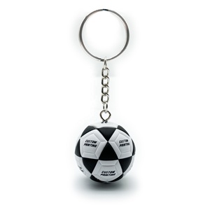 Oem Custom Pvc Voetbal Sleutelhanger Groothandel Cartoon Sport Gehechtheid Met Tennis Ballen Sleutelhouder Voor Voetbal Sleutelhanger Evenementen - Product Image 3