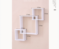 Étagère murale créative pour la maison, simple et moderne, pour chambre à coucher, bureau, salon, étagère murale décorative