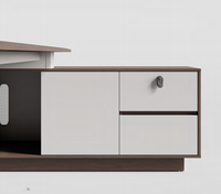 Ensemble chaise de bureau en bois moderne, écologique et durable pour PDG, dirigeant, manager, bureau à domicile
