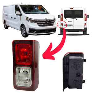 Conjunto de Luz <span class=keywords><strong>Antiniebla</strong></span> Trasera para Camionetas Mootour, Pieza de Repuesto Automotriz 265598668 265549399, Lámpara Trasera para <span class=keywords><strong>Renault</strong></span> Traffic Vauxhall Vivaro B - Product Image 4