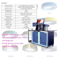 Máquina Dobladora de Letras de China DH-8150 para Fabricación de Rótulos de Neón y Máquinas Dobladoras de Letras de Canal CNC con Ajuste Automático de Profundidad de Corte