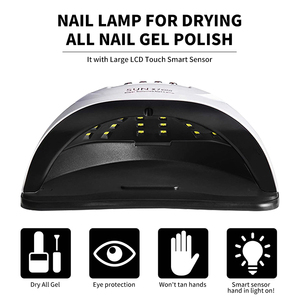 Lampe à ongles UV LED professionnelle SUN X7 MAX 57 LED, séchoir intelligent pour vernis gel, 4 minuteurs, capteur automatique, alimentation électrique, en plastique - Product Image 2