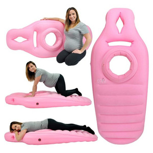 <strong>Inflatable</strong> PVC Maternity Mattress Environmentally Friendly Concave Flocking Thickened Indoor Outdoor Universal Mat <strong>Pool</strong> <strong>Floats</strong> - Product Image 1