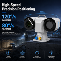 Ultra Rápido 120 ° Cámara Térmica PTZ con Sensor Dual EO IR y Capacidad de Detección de 30 KM